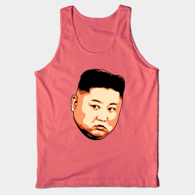 Kim Jong Un Tank Top by mursyidinejad